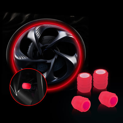 💡 Light Up Your Ride – Luminous Car Tire Valve (4 Pcs Set)