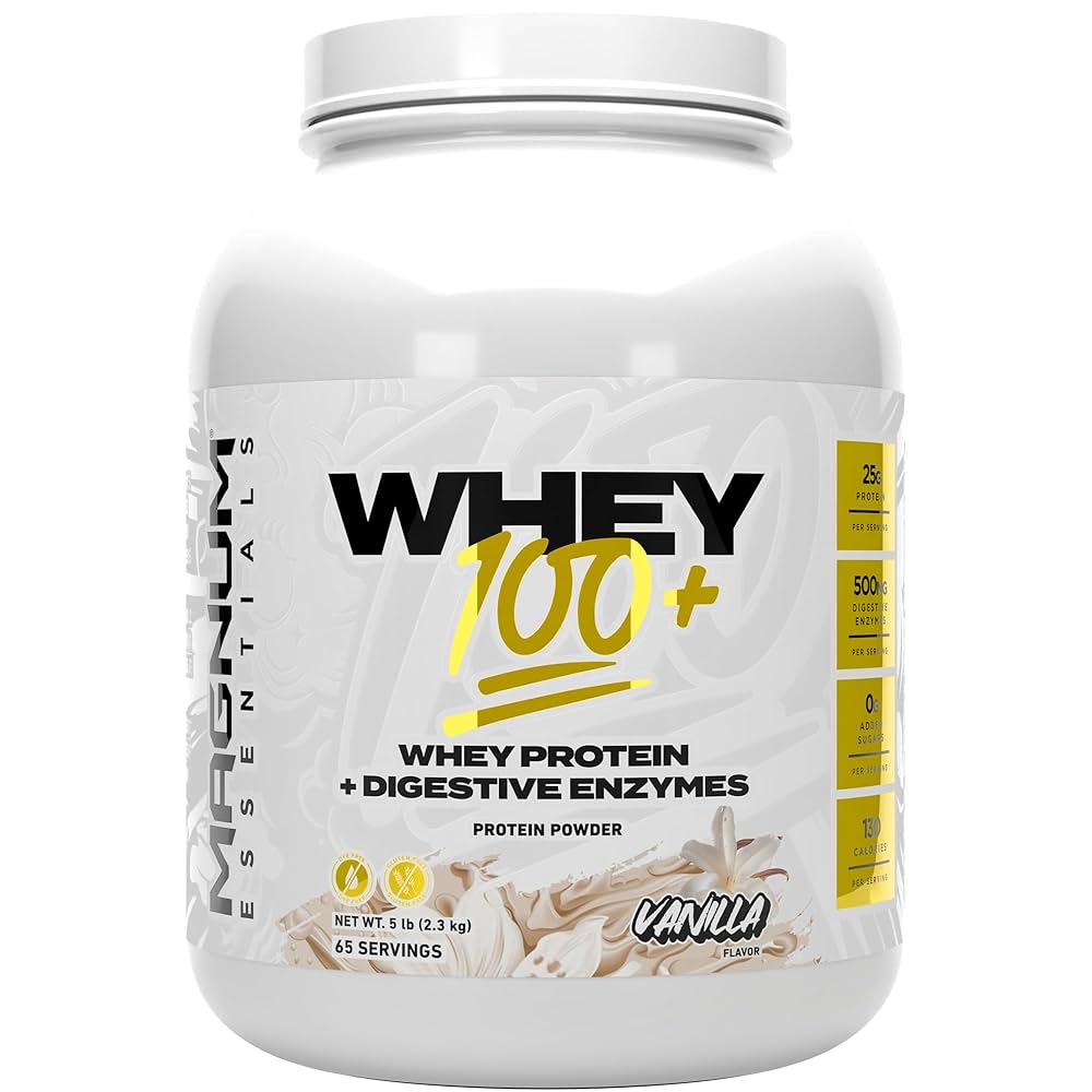 Magnum Essentials Whey 100+ (2.3kg) – 100% Original | Build Lean Muscle