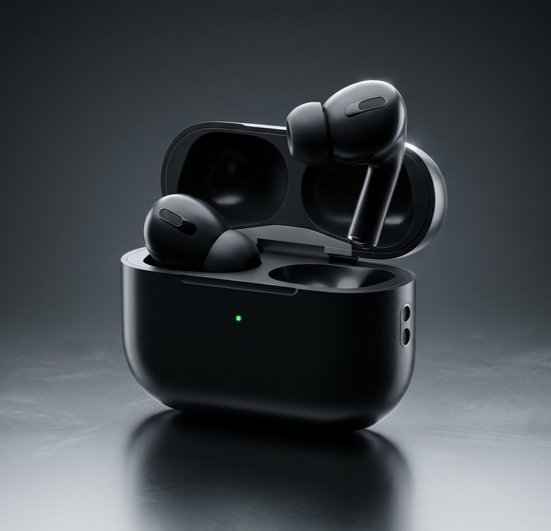  Premium AirBuds Pro 2 Bluetooth earphones featuring touch controls, smart sensors, and immersive high‑bass sound quality.