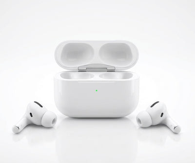  AirBuds Pro 2 wireless earbuds with MagSafe charging case, Bluetooth 5.3, adaptive EQ, and noise‑cancelling microphone.