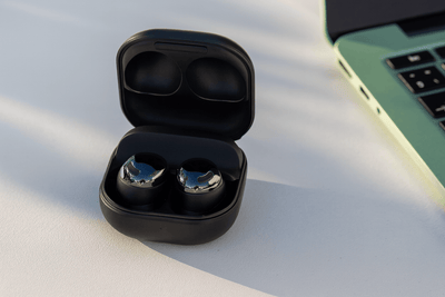 Samsung Galaxy Buds Pro+ — Smart Noise-Cancelling Wireless Bluetooth Earbuds with Deep Bass & Sleek Design